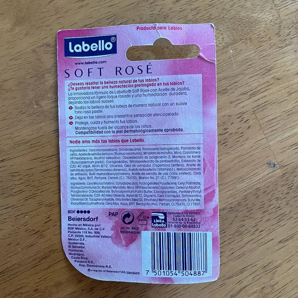 Labello Soft Rosé lip balm